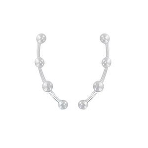 Sterling Silver 4 Dots Ear Pin